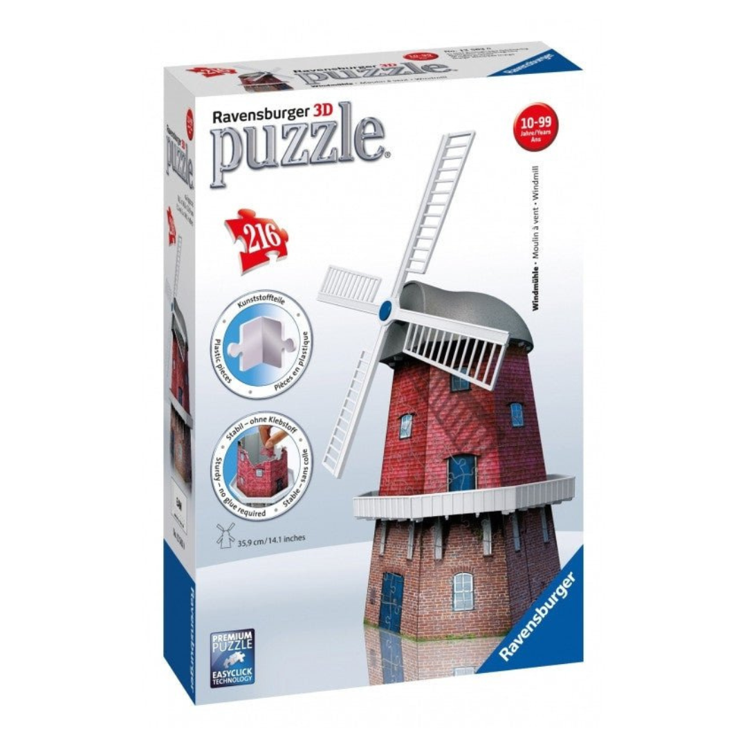 Noformējums bez nosaukuma_20240510_120037_0000 3D puzzle Vējdzirnavas - Image 1